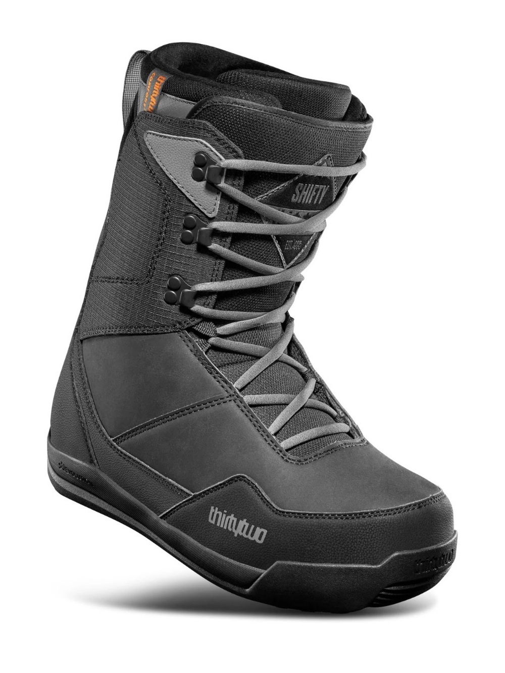 Thirdway Shifty Lace-Up Snowboard Boot — Black/Gray
